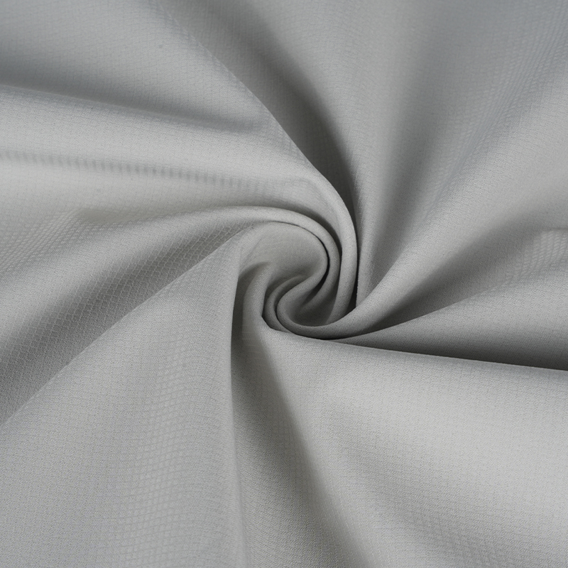 Hidden Grid Fyrvägs Stretch TPU Medium Transparent Mercerized Velvet Tyg 428